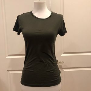 J BRAND olive green T-shirt